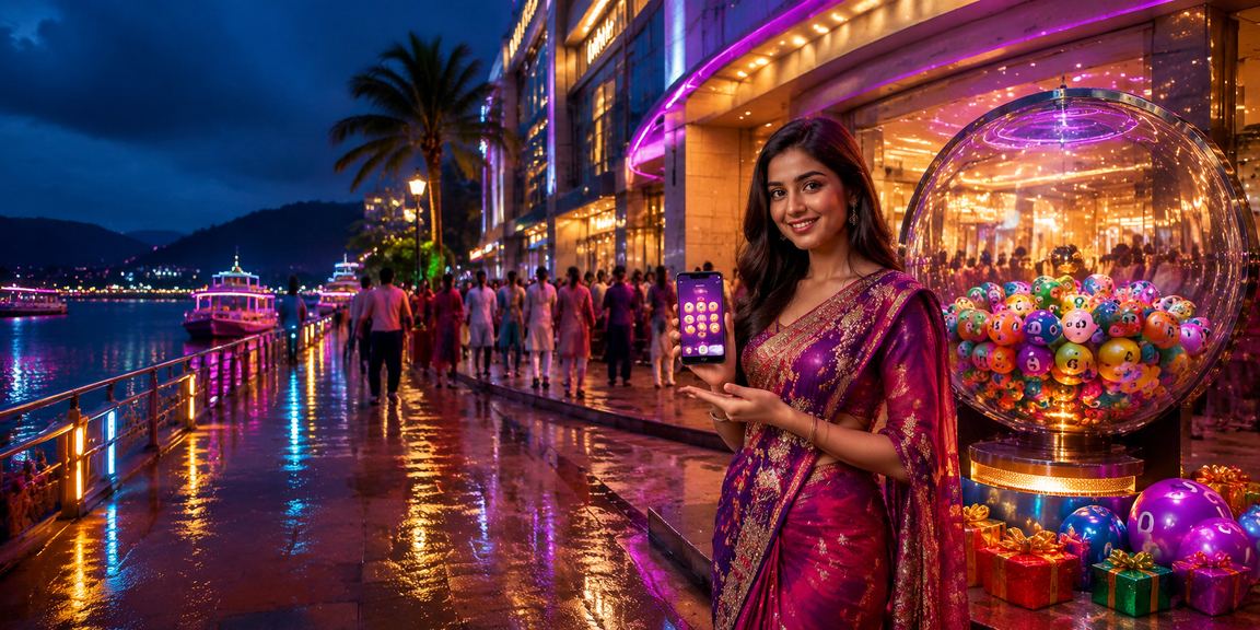 রাঙ্গামাটি লটারির নীল উজ্জ্বল বাতি যা বাংলাদেশে জনপ্রিয়
